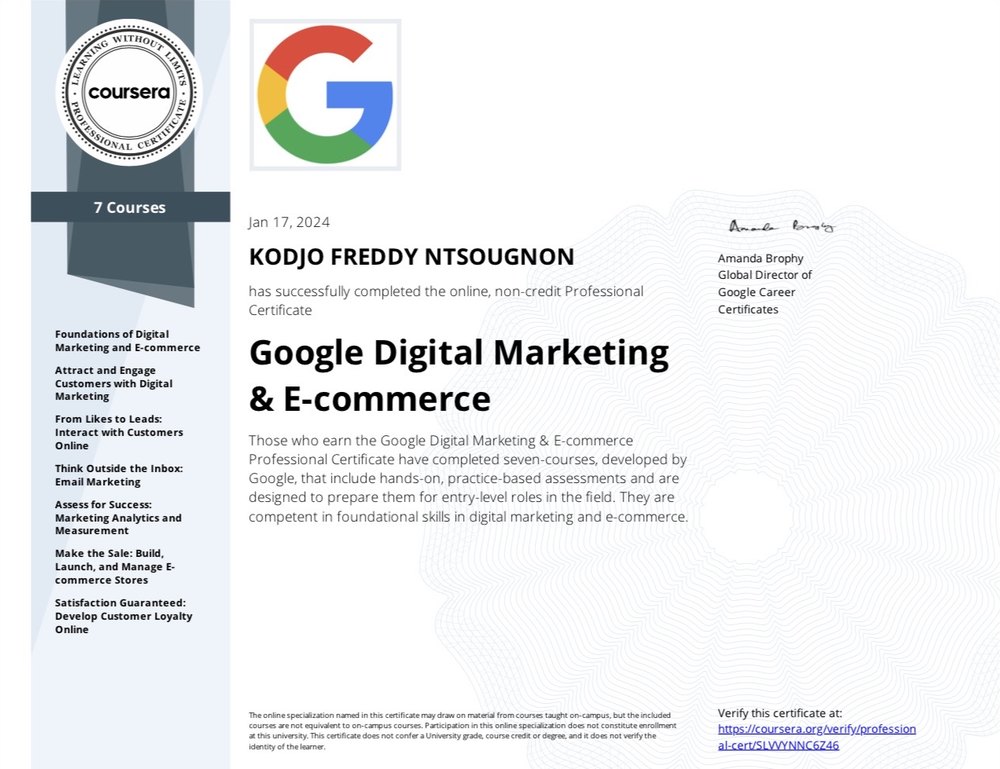 Digital Marketing & E-commerce